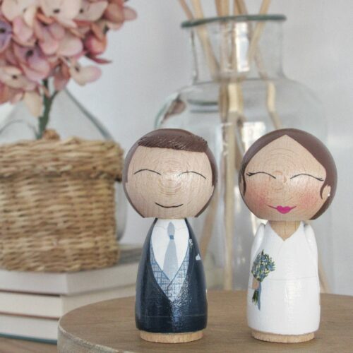 novios personalizados kokeshi s