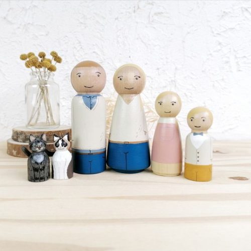 Pareja Pegdoll personalizada - Imagen 7