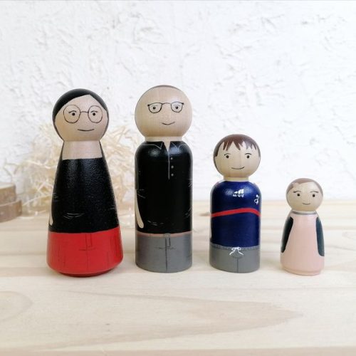 Pareja Pegdoll personalizada - Imagen 6
