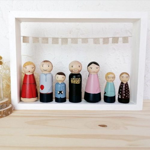 Pareja Pegdoll personalizada - Imagen 4