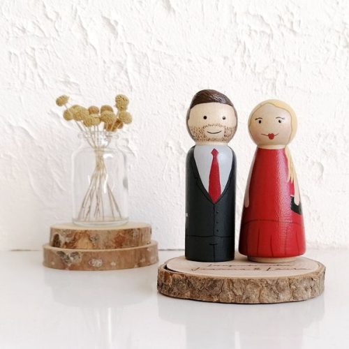 Pareja Pegdoll personalizada - Imagen 2