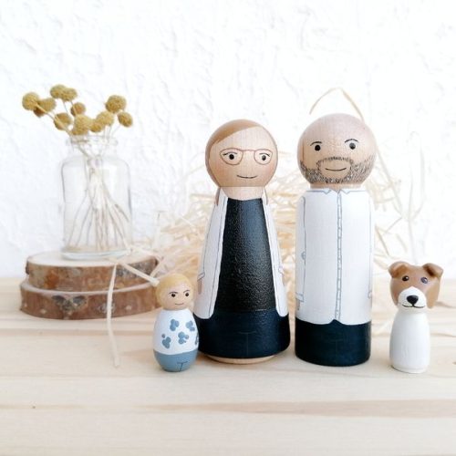 pareja pergdoll personalizada