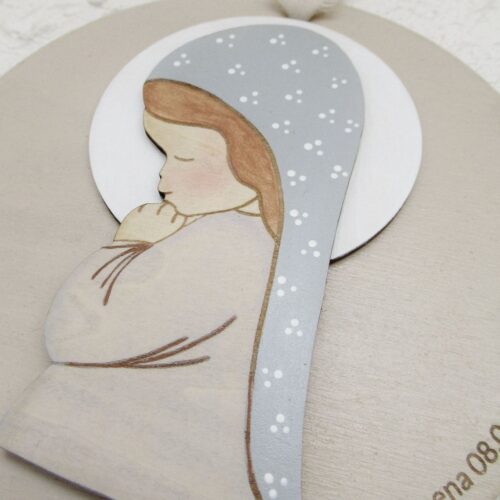 Placa virgen niña