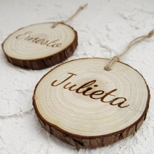 Marca sitios personalizados de madera.