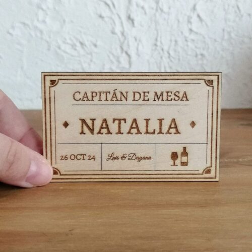 Tarjeta Capitán de Mesa
